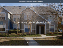 Tablet Screenshot of lansbrookvillage.com